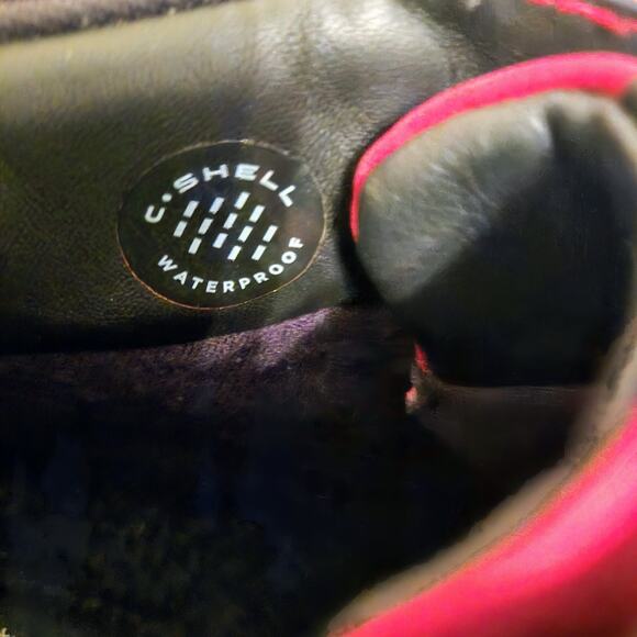 Clarks Unstructured Red Leather Lace-Up Boots Size 7 NEW without box - Picture 4 of 9